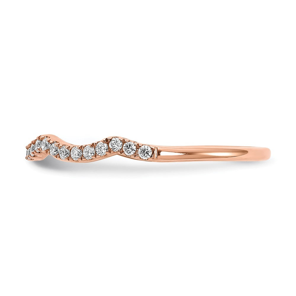 14k rose gold real diamond contoured wedding band rm5907b 015 raa