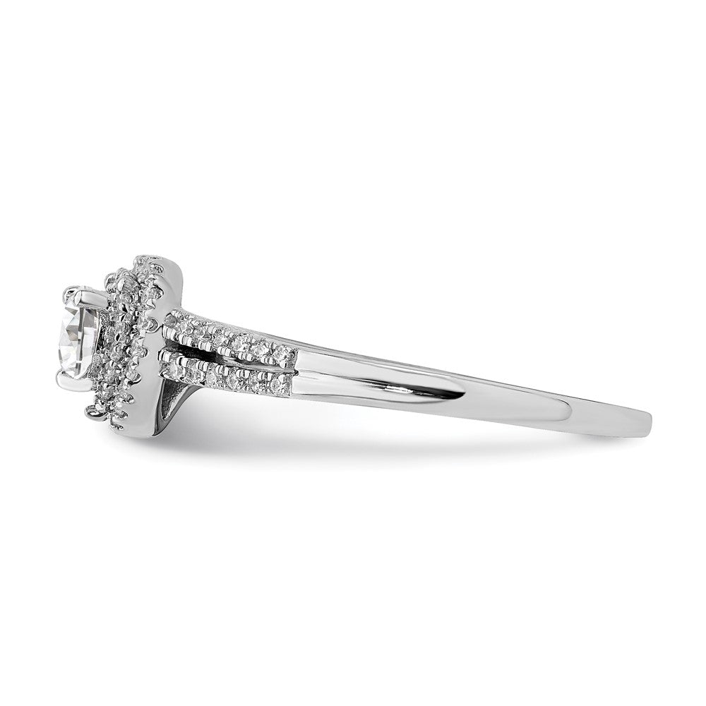 10k white gold real diamond engagement ring rm6381e 042 0waa