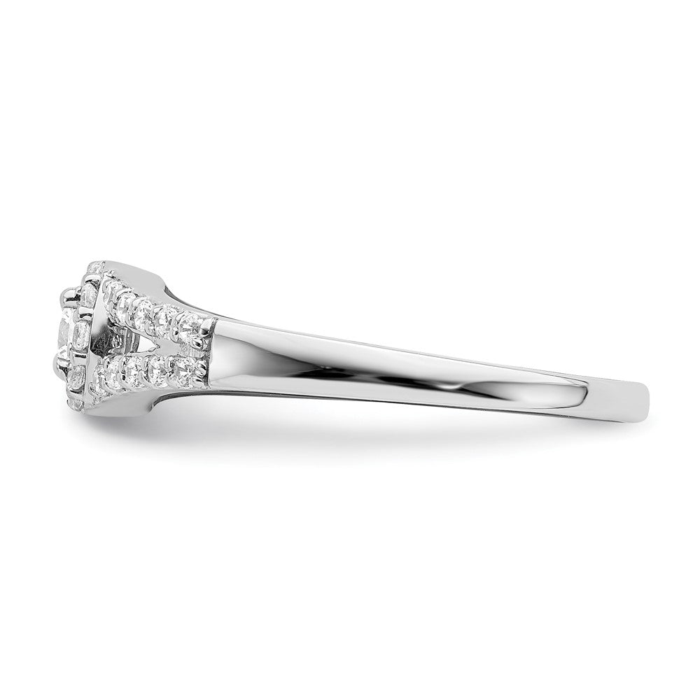 10k white gold real diamond engagement ring rm6388e 034 0waa