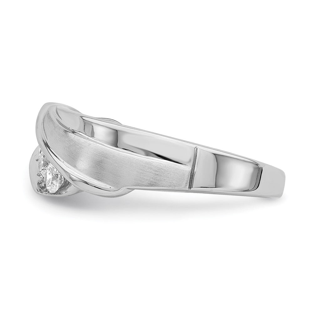 14k white gold mens real diamond bridal band rm6406b 050 waa