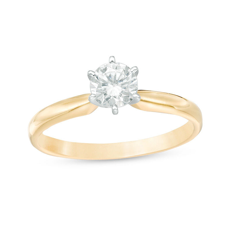 1/2 CT. Diamond Solitaire Engagement Ring in 14K Gold