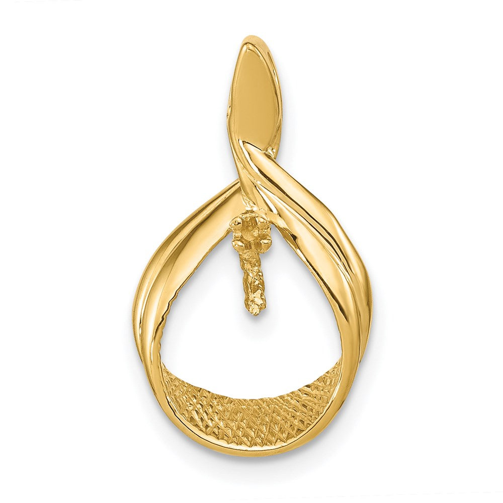 14k yellow gold 7mm black fw cultured pearl vs real diamond pendant xp1742bp vs