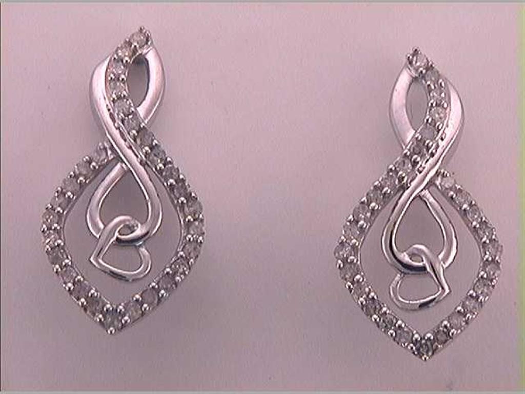 1/5CTW-Diamond FASHION EARRING