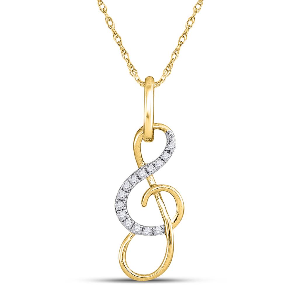 1/10CTW-Diamond GIFT PENDANT