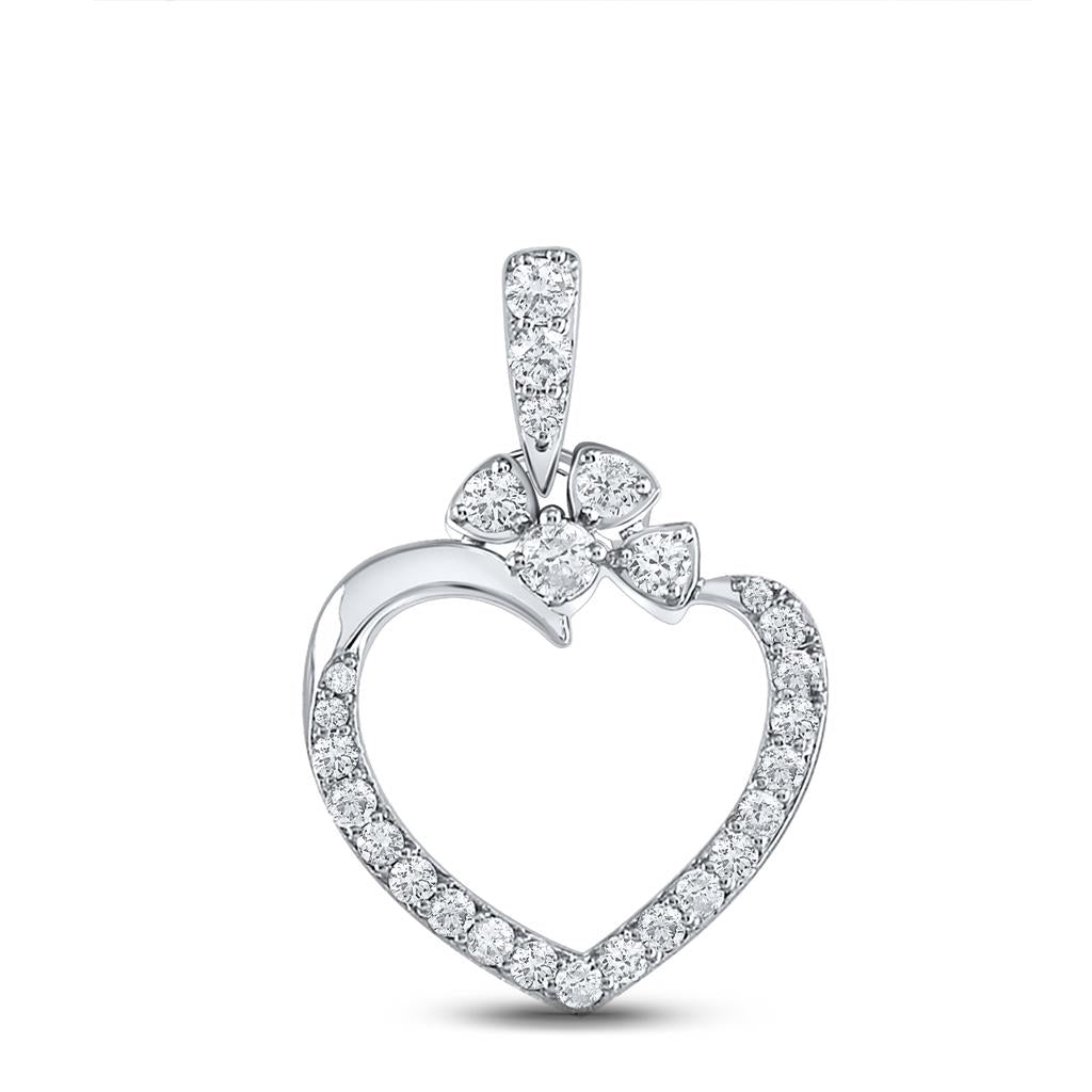 1/3CTW-Diamond HEART PENDANT