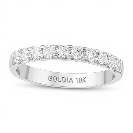 0.5 CT. TW Diamond Band in 18K White Gold (I/VS2)