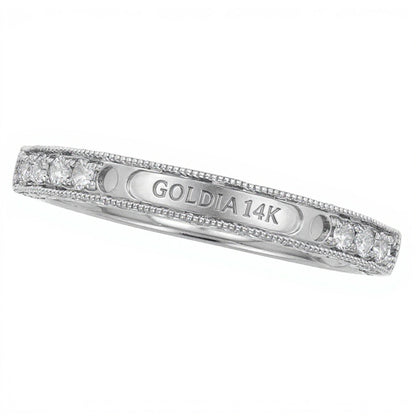 0.25 CT. TW Diamond Anniversary Band in 14K White Gold (I/I2)