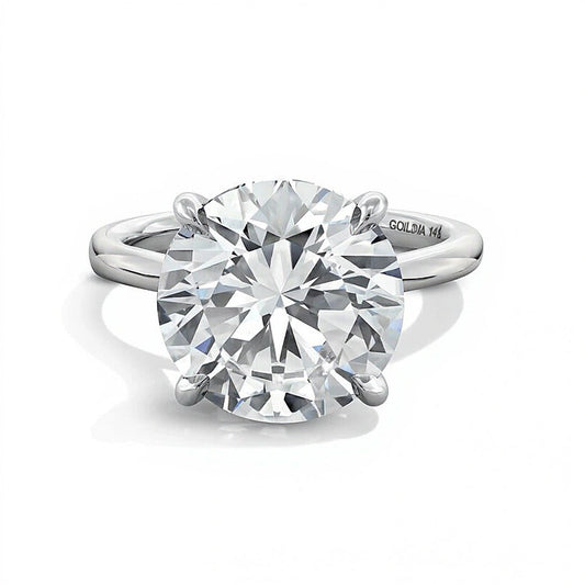 6.0 CT. Lab-Grown Diamond Solitaire Engagement Ring in 14K White Gold (F/VS2)