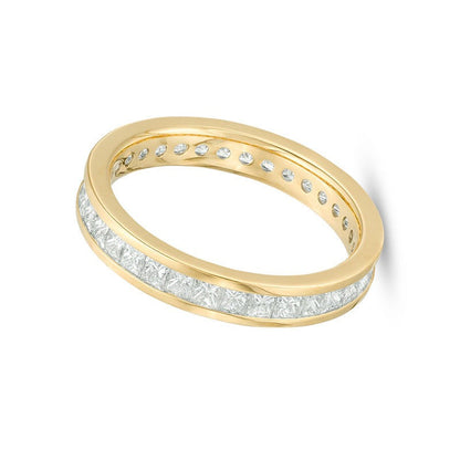 1.5 CT. TW Princess-Cut Diamond Eternity Band in 14K Gold (H/SI2)