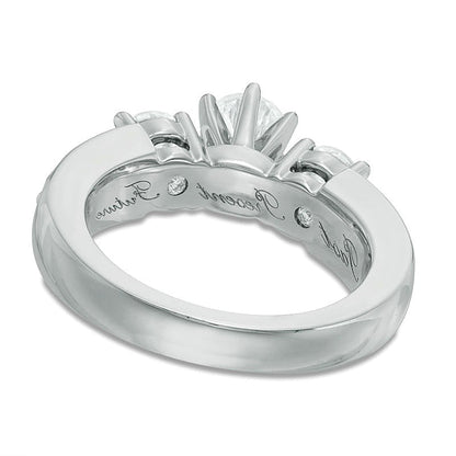 2.75 CT. TW Diamond Past Present FutureÂ® Bridal Set in 14K White Gold