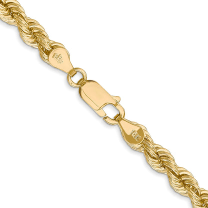 14k Yellow Gold 30 inch 5mm Regular Rope with Lobster Clasp Chain Necklace