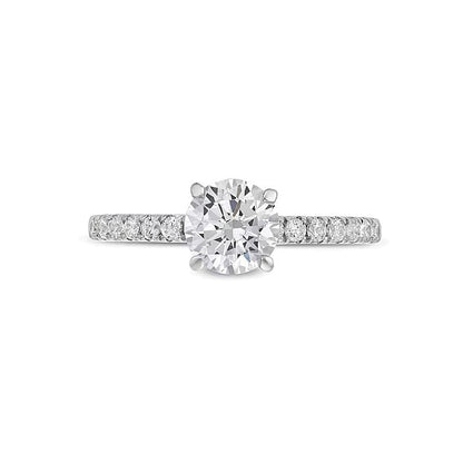 1.2 CT. TW Diamond Engagement Ring in 14K White Gold