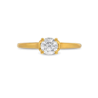 0.5 CT. Diamond Solitaire Engagement Ring in 14K Gold