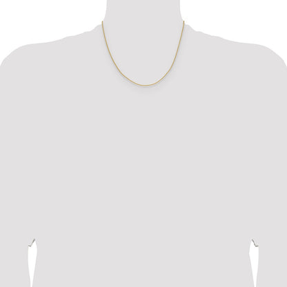 14K Yellow Gold 1.5mm Cable 18 Inch Chain
