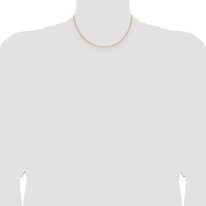 14K Yellow Gold 1.5mm Cable 16 Inch Chain