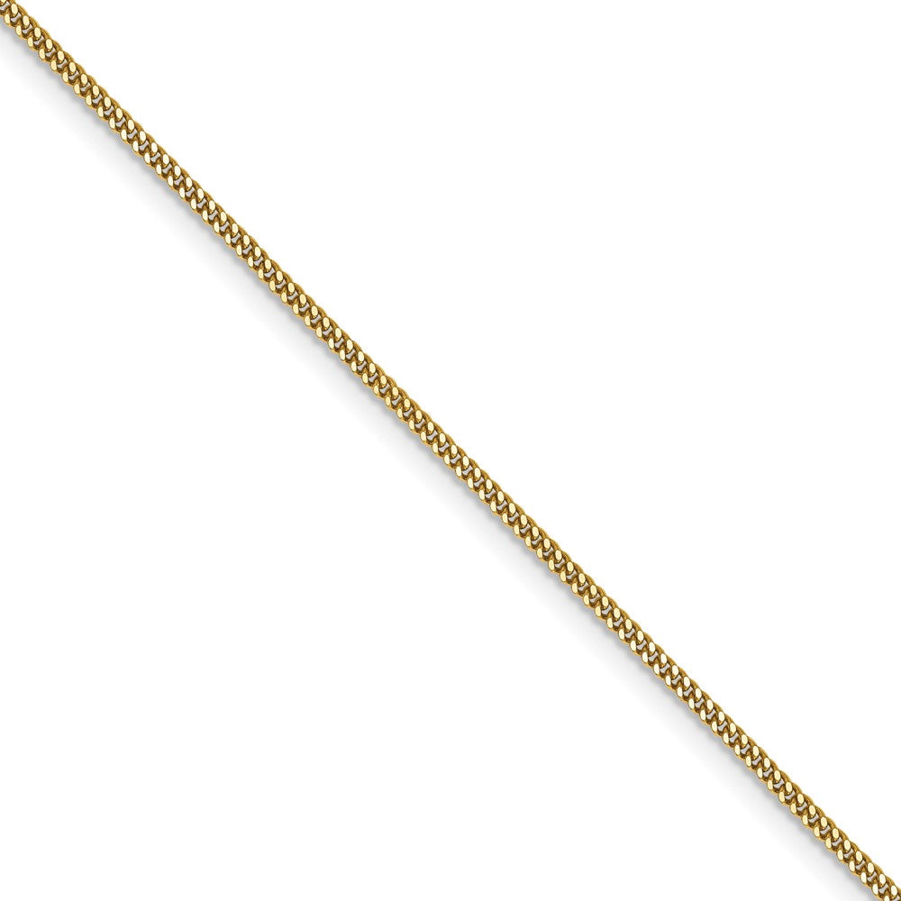 14K Yellow Gold 1.3mm Curb Pendant Chain (100 Inch Spool)