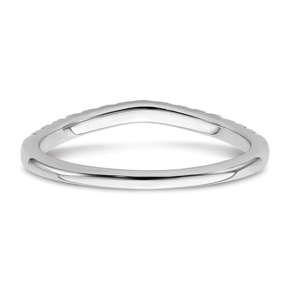 True Origin 14K White Gold 1/2 carat Lab Grown Diamond VS+ F+ Set of Two Complete Wedding Band Rings