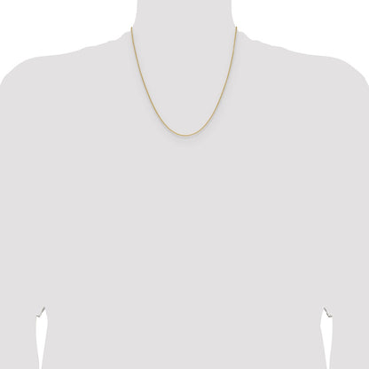 14K Yellow Gold 1.5mm Cable 20 Inch Chain