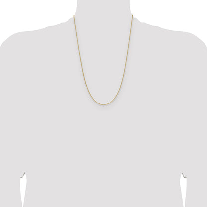 14K Yellow Gold 1.5mm Cable 24 Inch Chain