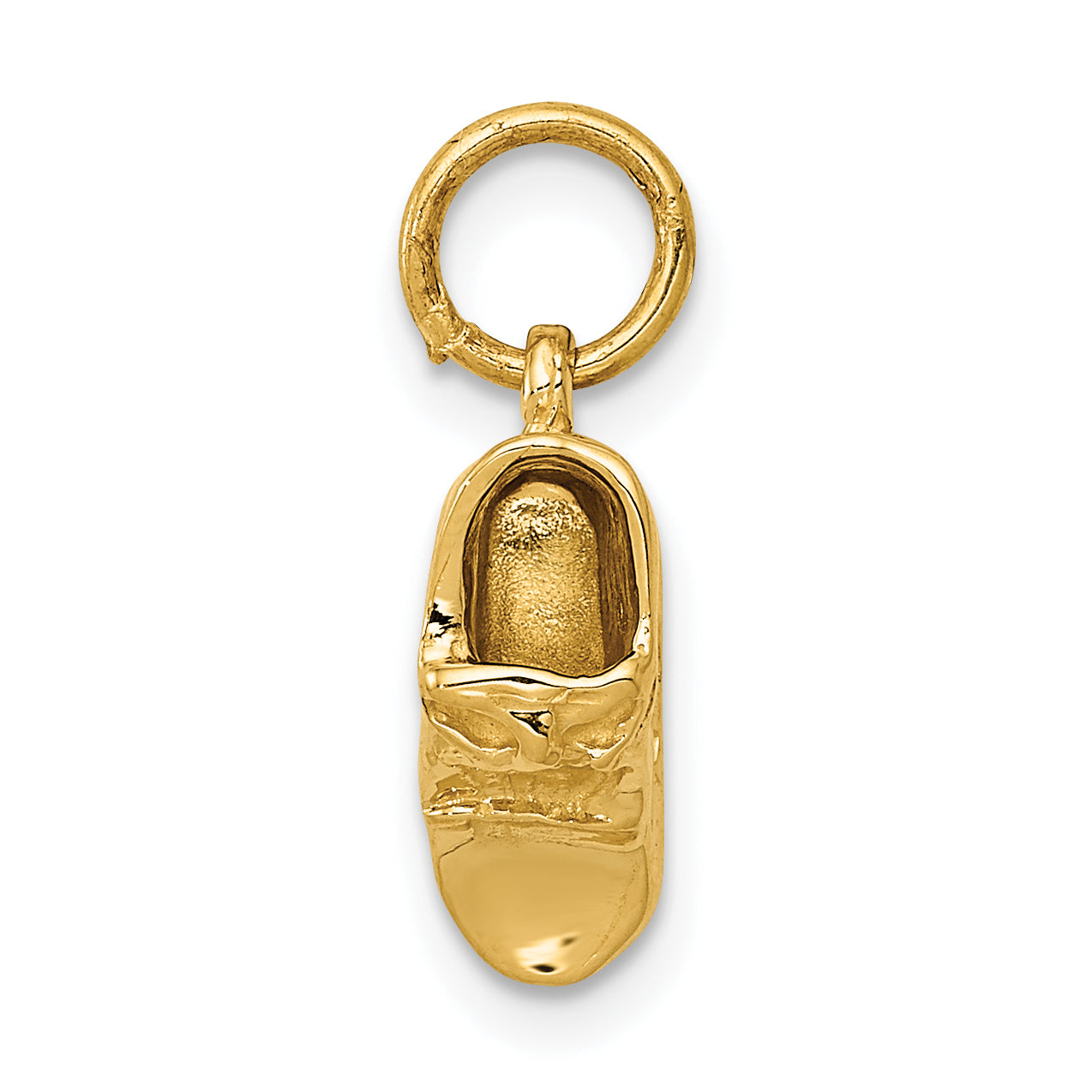 10K Yellow Gold Single Baby Shoe Charm