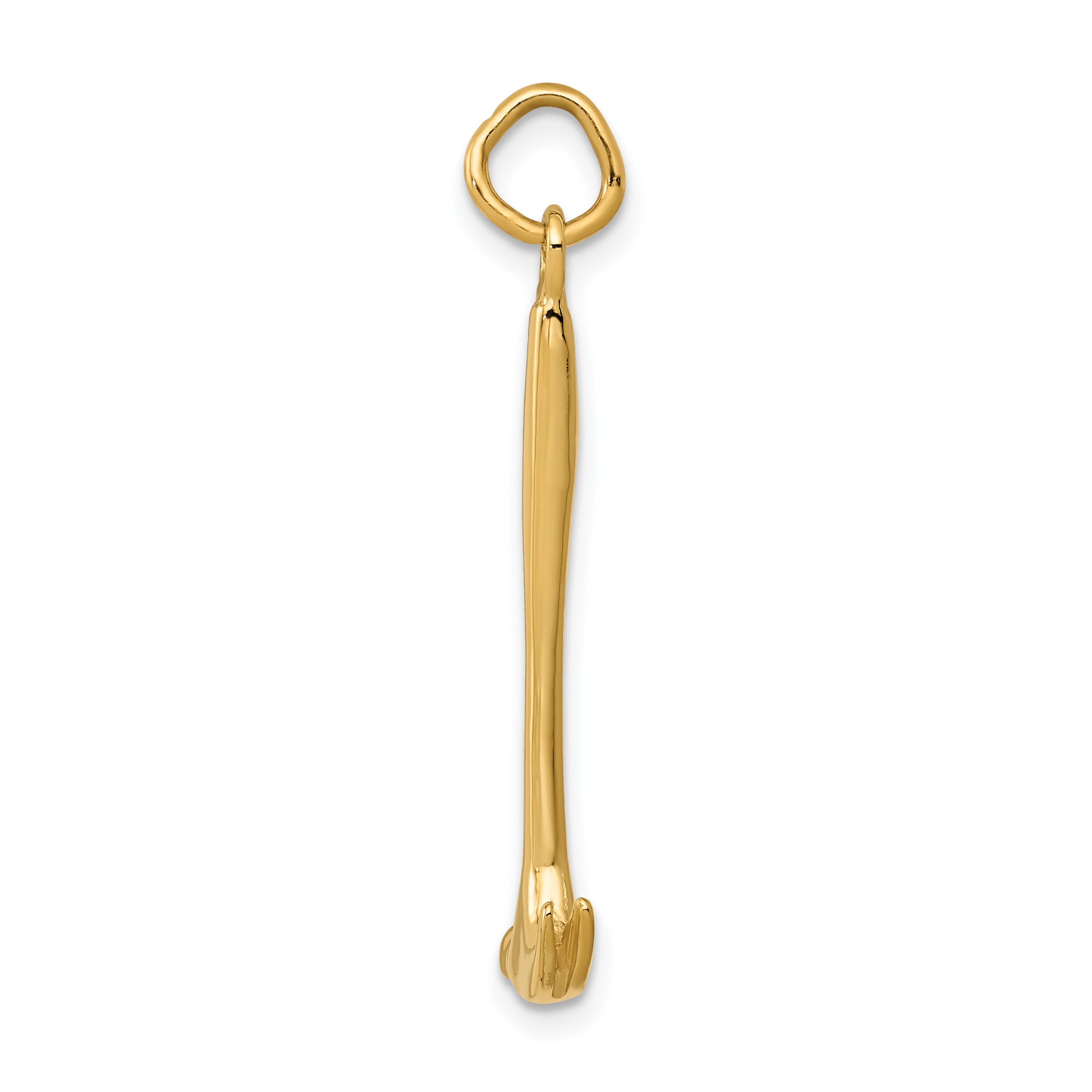 10K Yellow Gold Hammer Charm