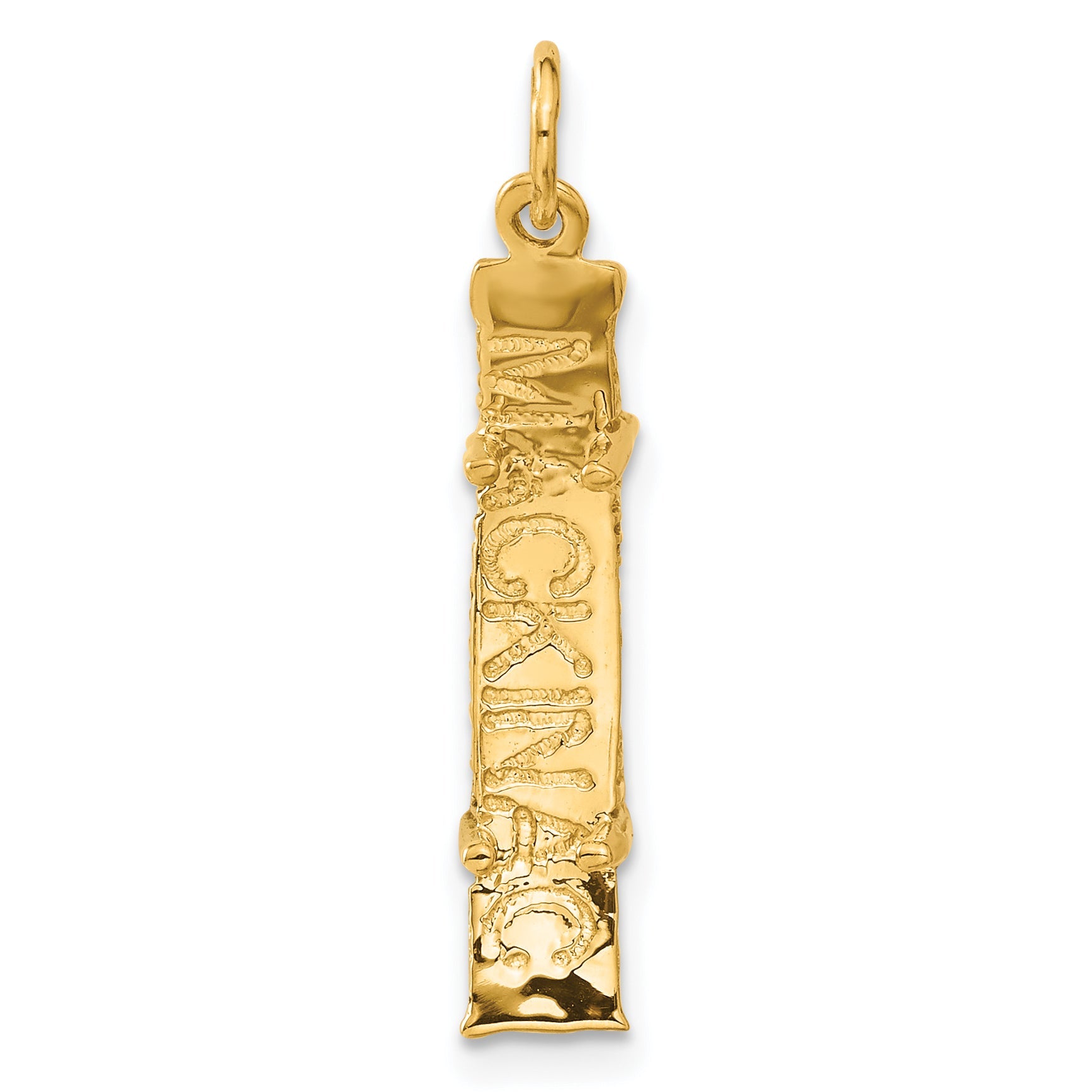 10K Yellow Gold Mackinac Bridge Charm