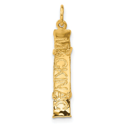 10K Yellow Gold Mackinac Bridge Charm