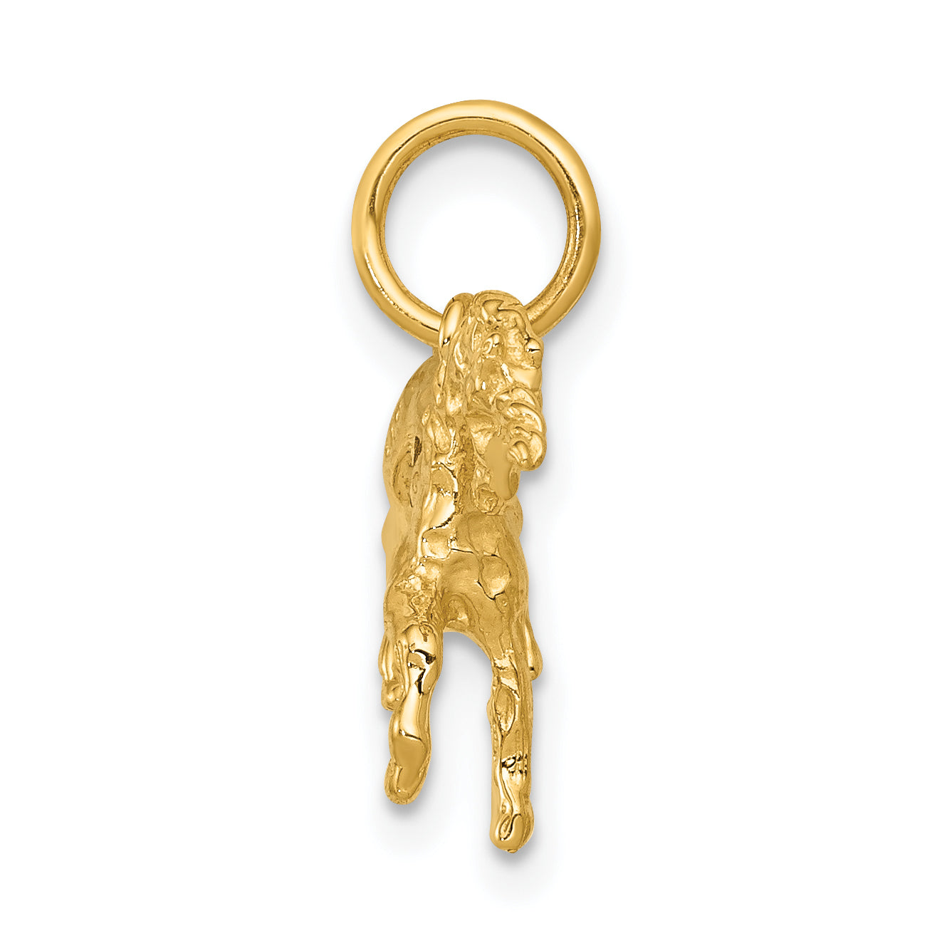 10K Yellow Gold Unicorn Charm