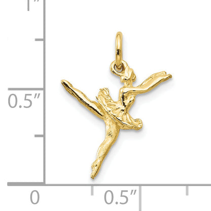 10K Yellow Gold Ballerina Charm