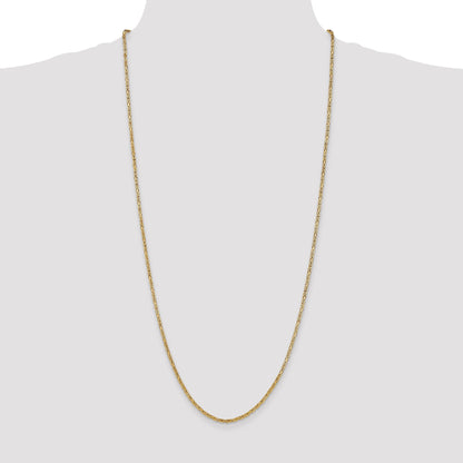 10K Yellow Gold 10K 2mm Byzantine Chain