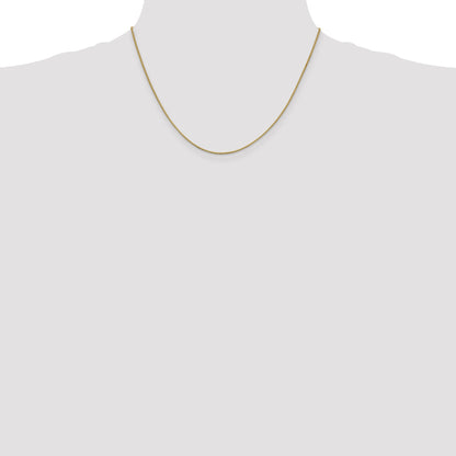 18 Inch 10K Yellow Gold .95mm Box Chain Necklace