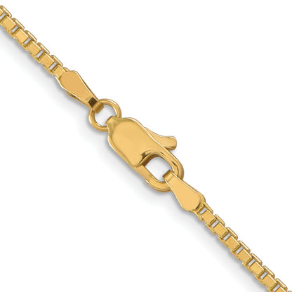 24 Inch 10k Yellow Gold 1.9mm Box Chain Necklace