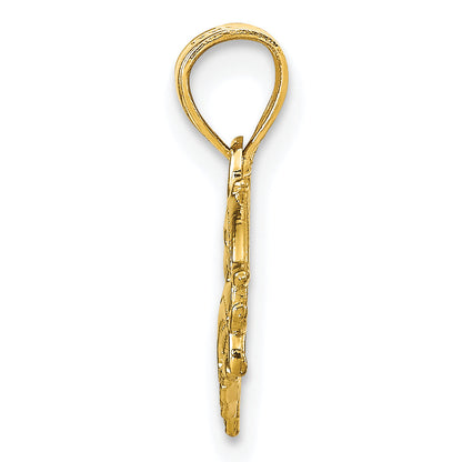 10k Yellow Gold Dolphin Charm