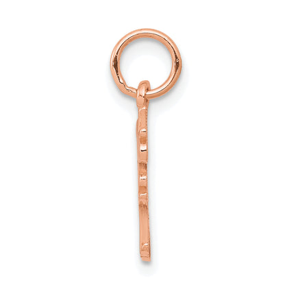 10K Rose Gold Daddys Little Girl Charm