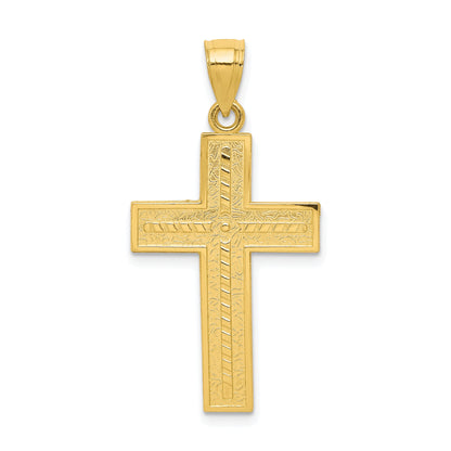 10k Yellow Gold Cross Pendant
