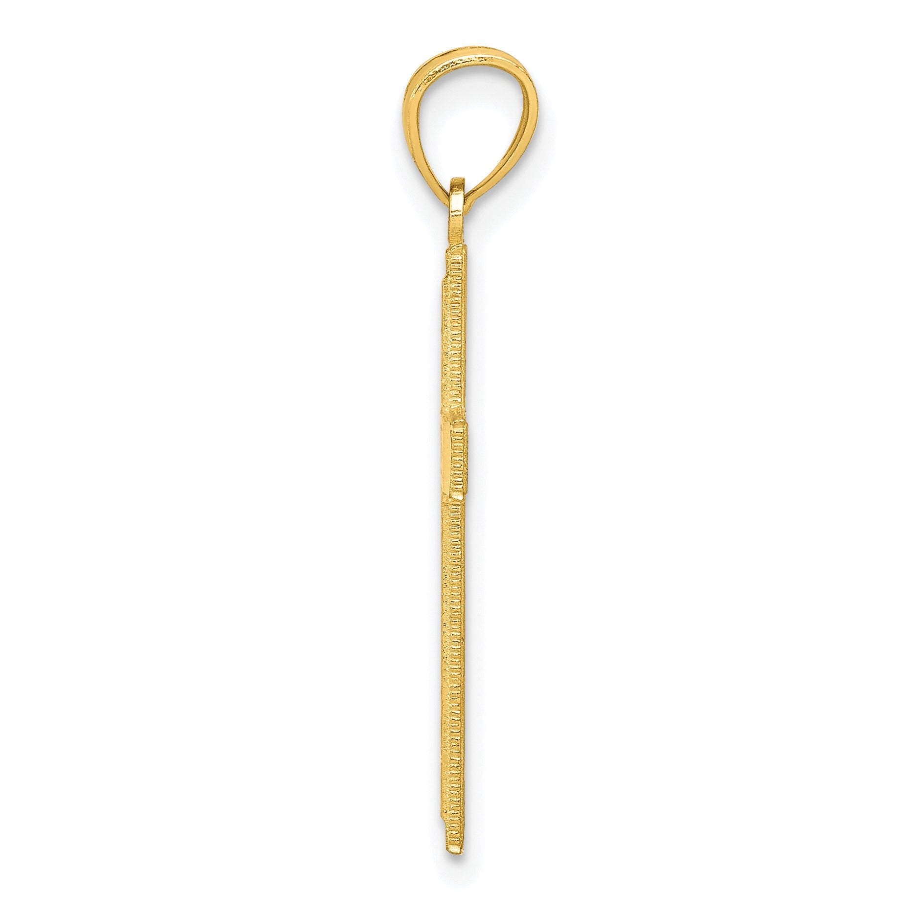 10k Yellow Gold Cross Pendant