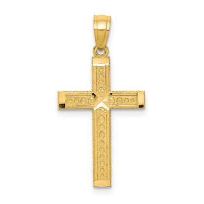 10k Yellow Gold Cross Pendant