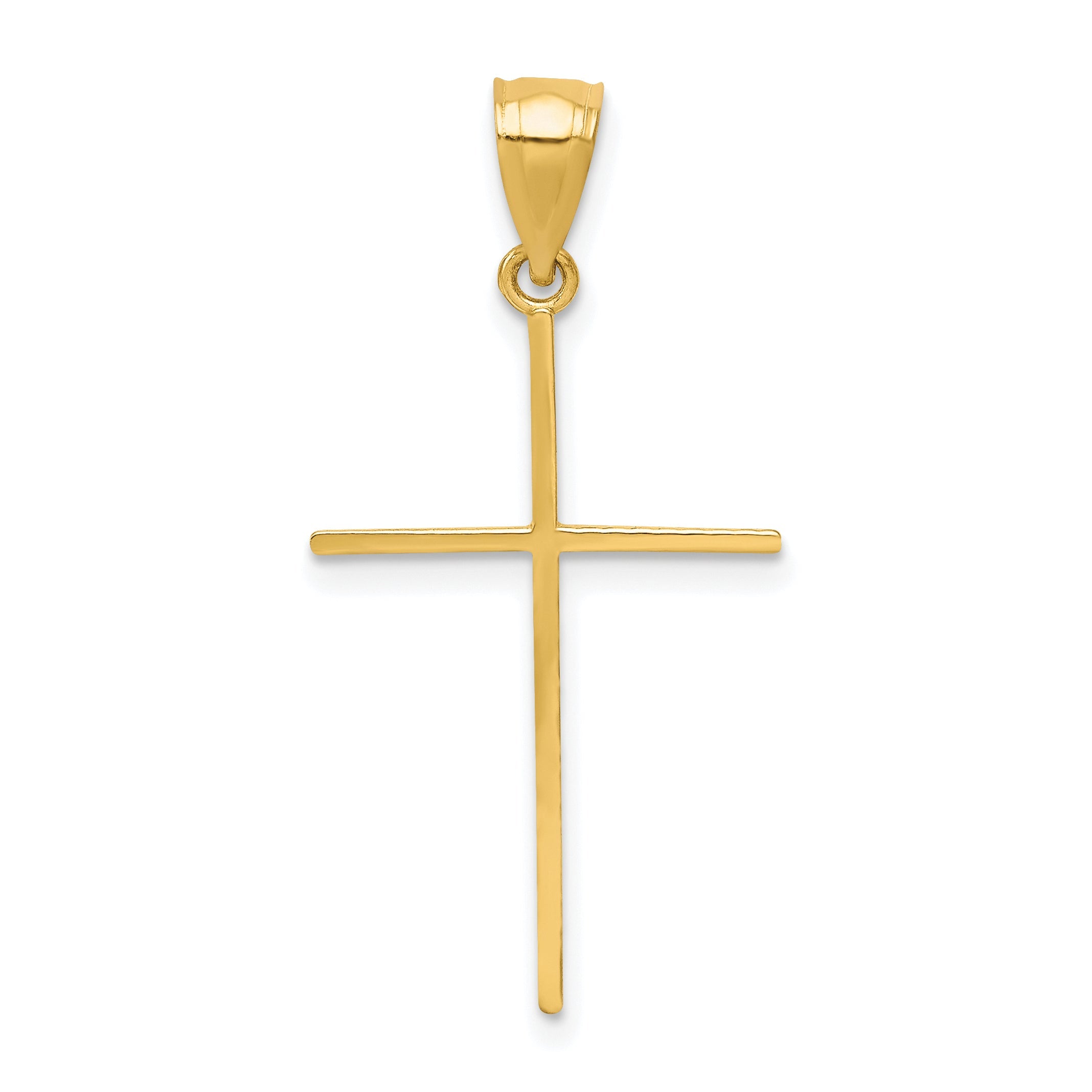 10k Yellow Gold Cross Pendant