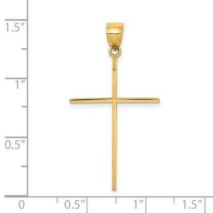 10k Yellow Gold Cross Pendant