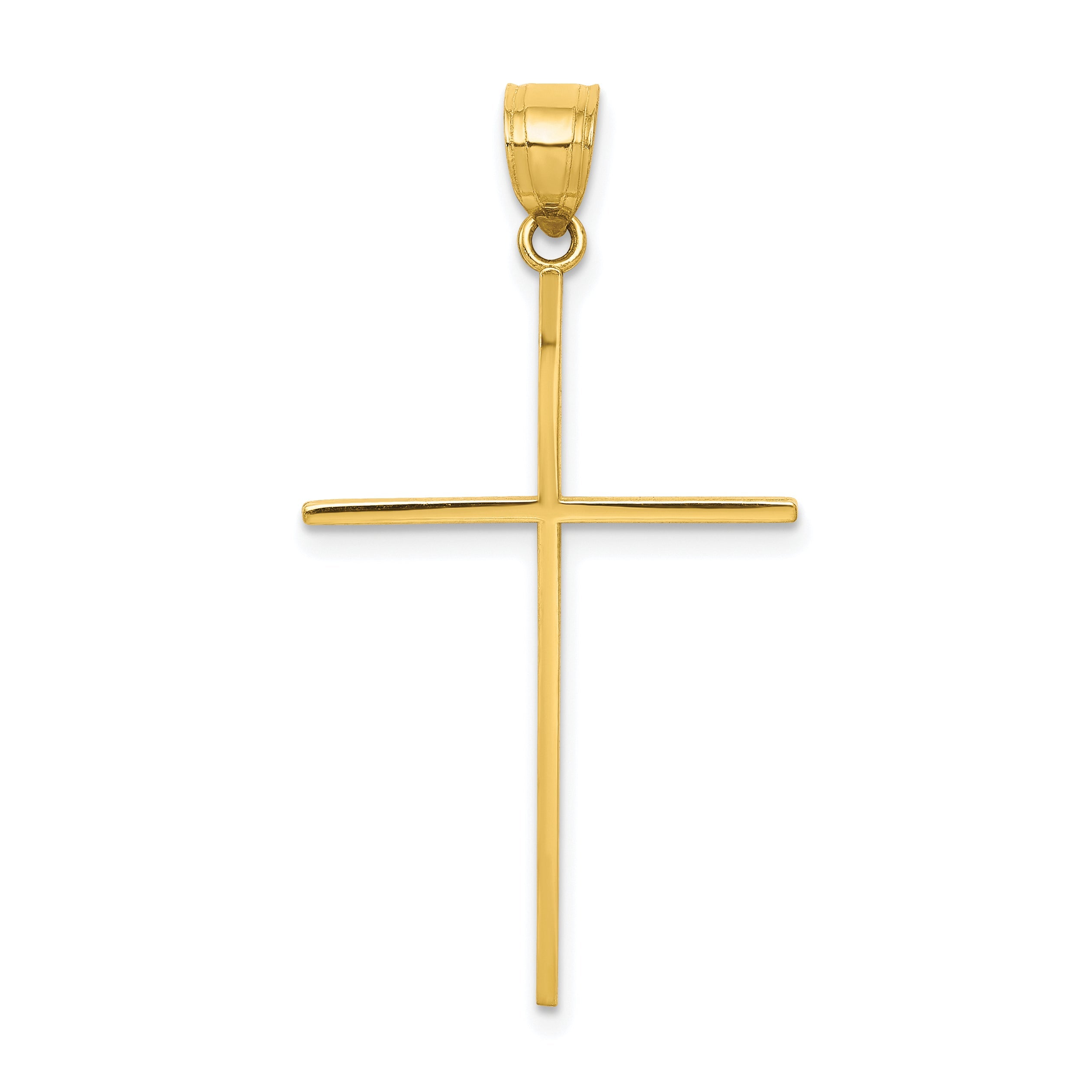 10k Yellow Gold Cross Pendant