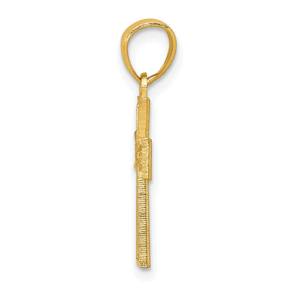 10k Yellow Gold Cross Pendant