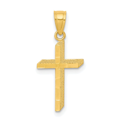 10k Yellow Gold Cross Pendant