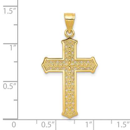 10k Yellow Gold Cross Pendant