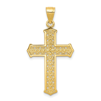 10k Yellow Gold Cross Pendant