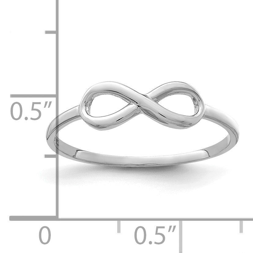 10K White Gold 10K Infinity Ring