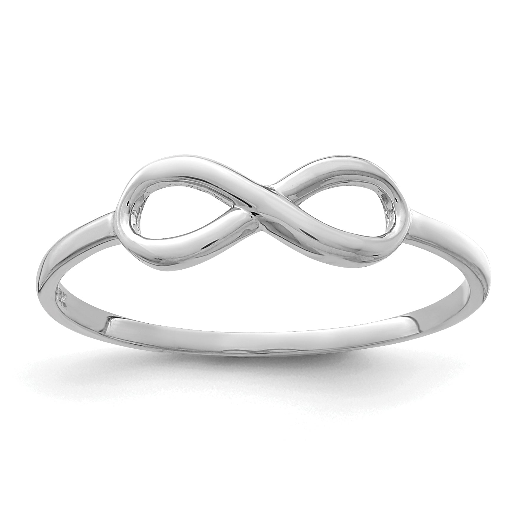 10K White Gold 10K Infinity Ring
