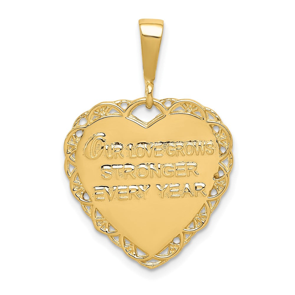 10K Yellow Gold 50Th Anniversary Charm
