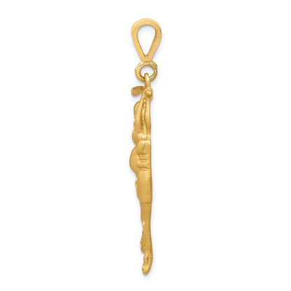 10K Yellow Gold 10K Golfer Charm