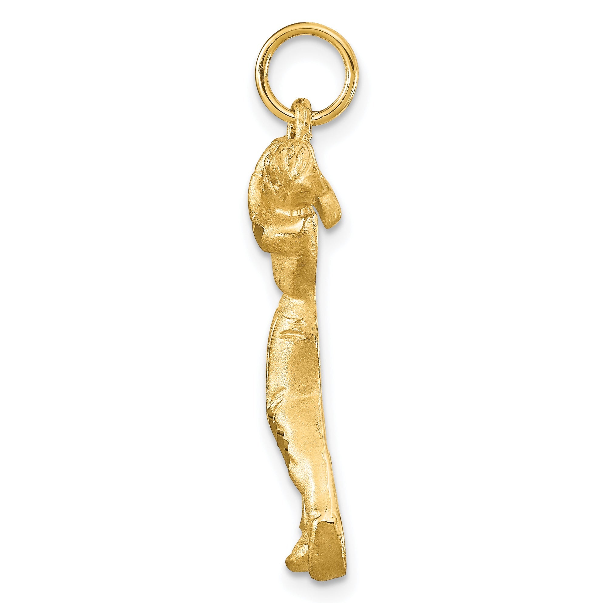 10k Yellow Gold Golfer Charm