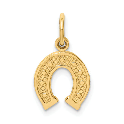 10K Yellow Gold Horseshoe Charm
